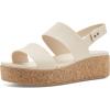Crocs Women’s Brooklyn Cork Low Wedge(Frappe)