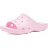 Crocs womens Classic Saturday Slides(Pink Milk)