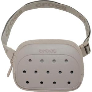 Crocs Classic Belt Waist Bag, Customizable Fanny Pack, Personalize with Jibbitz Charms, Pond, One Size(Taupe)