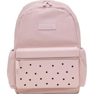 Crocs Nylon Backpack, Personalize with Jibbitz Charms, Cotton Candy, One Size(Cotton Candy)