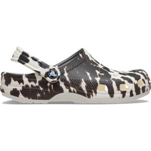 Crocs Unisex-Adult Classic Clog – Seasonal Graphic(Chalk/Multi Animal)