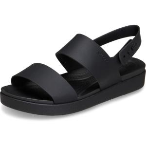 Crocs Women’s Brooklyn Backstrap Low Sandals(Black)