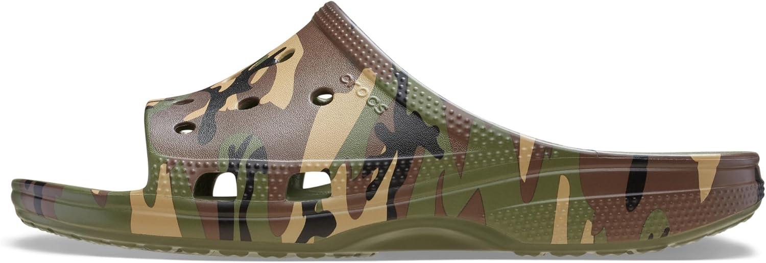 image:imageCrocs Classic Saturday SlidesArmy GreenMulti