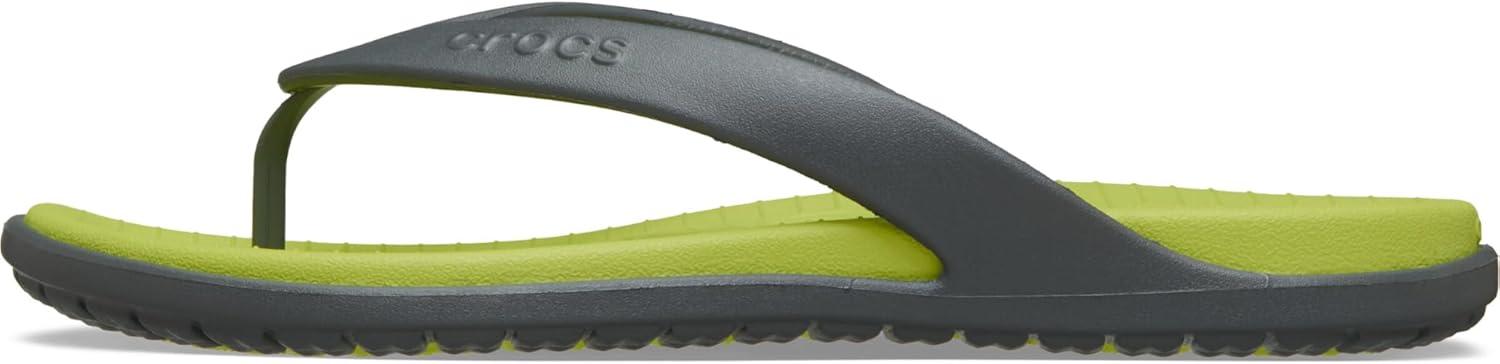 image:imageCrocs Mens Coast Flip Flops Sandals for MenSlate GreyCitrus