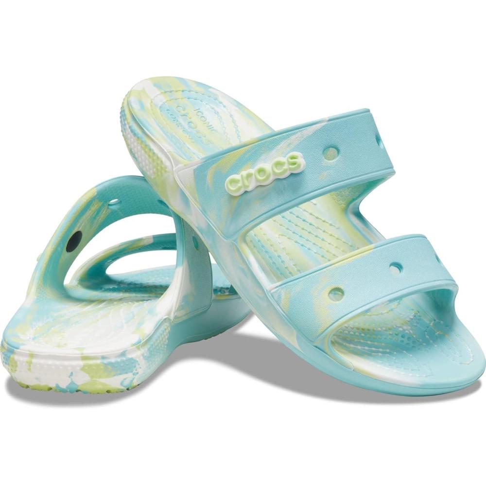 image:imageCrocs UnisexAdult Classic Slide SandalPure WaterMulti