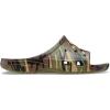Crocs Classic Saturday Slides(Army Green/Multi)
