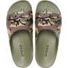 Crocs Classic Saturday Slides(Army Green/Multi)