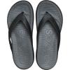 Crocs Men’s Coast Flip Flops, Sandals for Men(Black/Slate Grey)