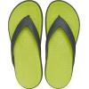 Crocs Men’s Coast Flip Flops, Sandals for Men(Slate Grey/Citrus)
