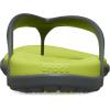 Crocs Men’s Coast Flip Flops, Sandals for Men(Slate Grey/Citrus)
