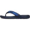 Crocs Men’s Yukon Sport LR Lightweight Flip Flop Sandals(Blue Bolt/Navy)