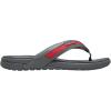 Crocs Men’s Yukon Sport LR Lightweight Flip Flop Sandals(Slate Grey/Flame)