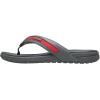 Crocs Men’s Yukon Sport LR Lightweight Flip Flop Sandals(Slate Grey/Flame)