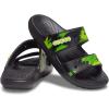 Crocs Unisex-Adult Classic Slide Sandal(Black/Lime Punch)
