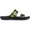 Crocs Unisex-Adult Classic Slide Sandal(Black/Lime Punch)