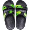 Crocs Unisex-Adult Classic Slide Sandal(Black/Lime Punch)