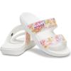 Crocs Unisex-Adult Classic Slide Sandal(Multi/White)