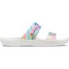 Crocs Unisex-Adult Classic Slide Sandal(Rainbow Swirl)
