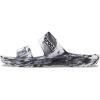 Crocs Unisex-Adult Classic Slide Sandal(White/Black)