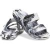 Crocs Unisex-Adult Classic Slide Sandal(White/Black)