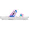 Crocs Unisex-Adult Classic Slide Sandal(White/Pink)