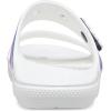 Crocs Unisex-Adult Classic Slide Sandal(White/Pink)