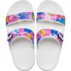Crocs Unisex-Adult Classic Slide Sandal(White/Pink)
