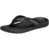 Crocs Men’s Yukon Sport LR Lightweight Flip Flop Sandals(Black/Slate Grey)