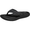 Crocs Men’s Yukon Vista II Flip Flops Sandals(Black/Black)