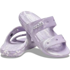 Crocs Unisex-Adult Classic Slide Sandal(Lavender/Multi)