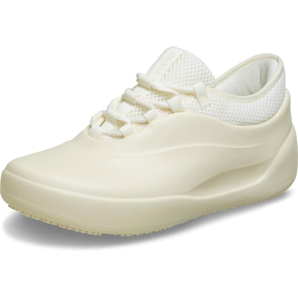 image:imageCrocs Mens Bistro Work Sneaker Enclosed Toe Slip Resistant All Day ComfortSummit White