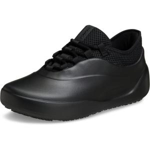 Crocs Men’s Bistro Work Sneaker | Enclosed Toe | Slip Resistant | All Day Comfort(Black/Black/Black)