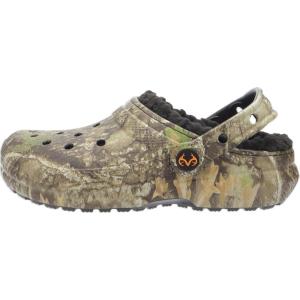 Crocs Unisex-Child Classic Realtree Lined Clog(Khaki/Multi)