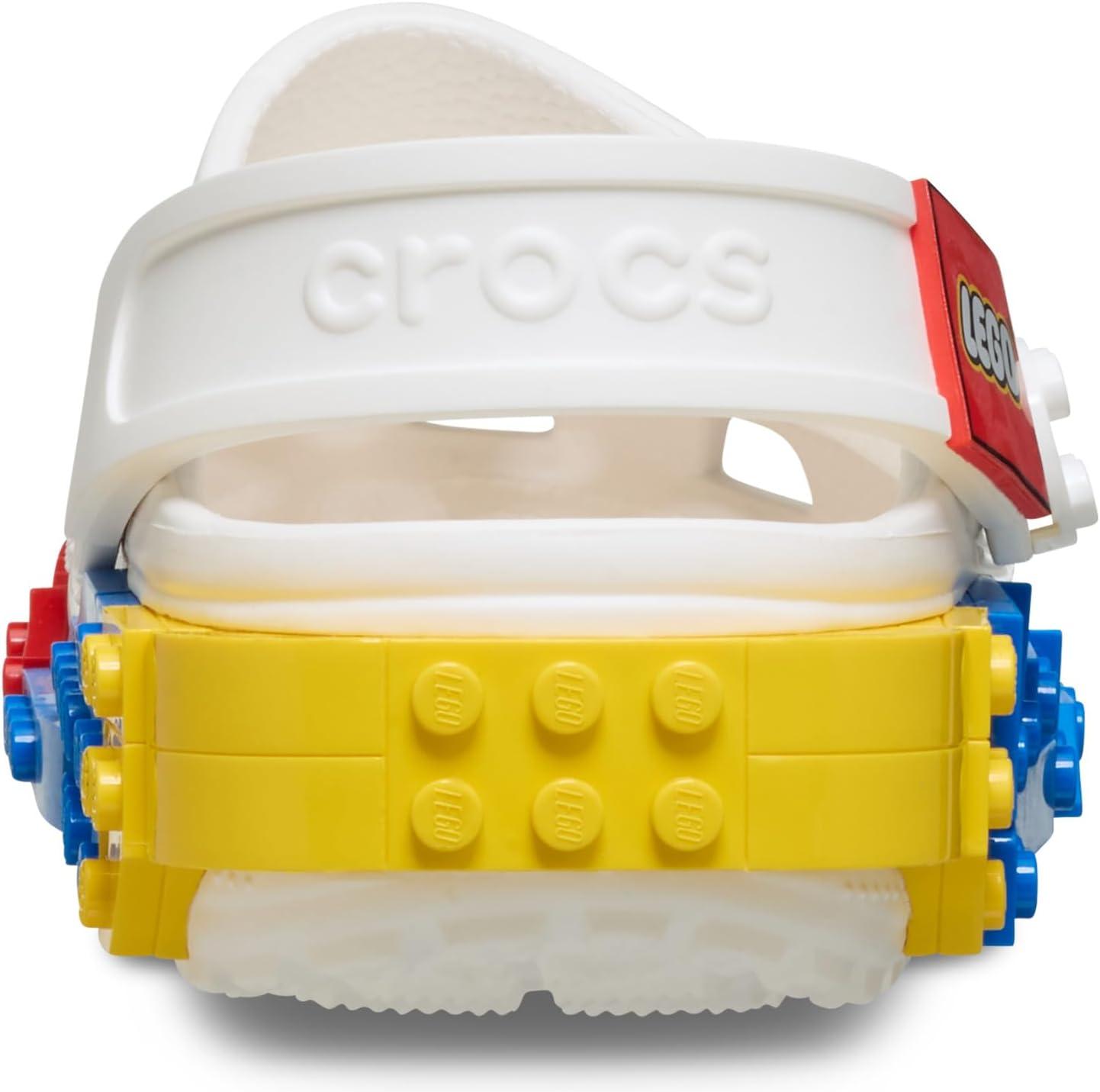 image:imageCrocs UnisexAdult Classic Lego System Clogs Lego Shoes for Women and MenWhite