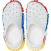 Crocs Unisex-Adult Classic Lego System Clogs, Lego Shoes for Women and Men(White)