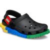 Crocs Unisex-Child Classic Lego System Clogs, Lego Shoes for Kids(Black)