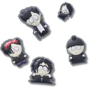 Crocs Jibbitz TV and Movie Shoe Charm Packs(South Park Goth Kids)