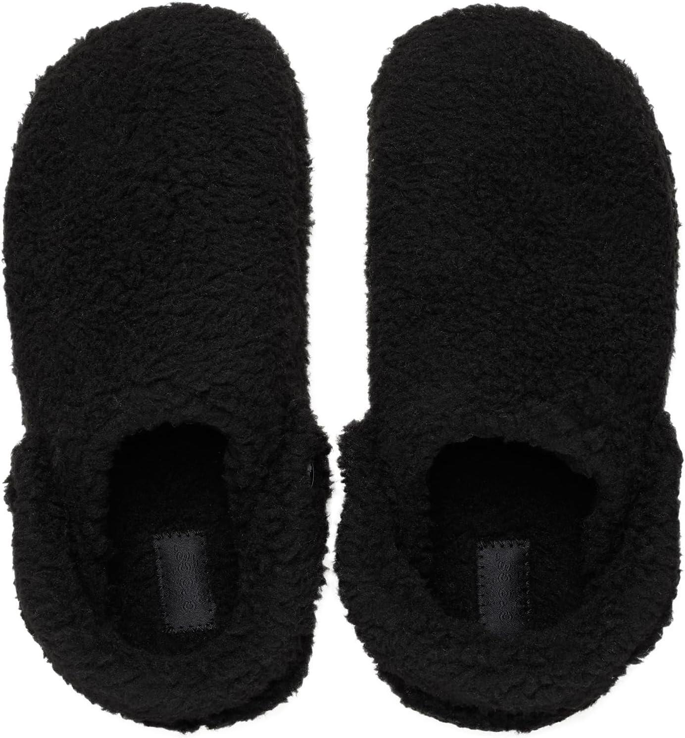image:imageCrocs UnisexAdult Classic Cozzzy Slipper Fuzz Lined House Slippers for Women and MenBlack