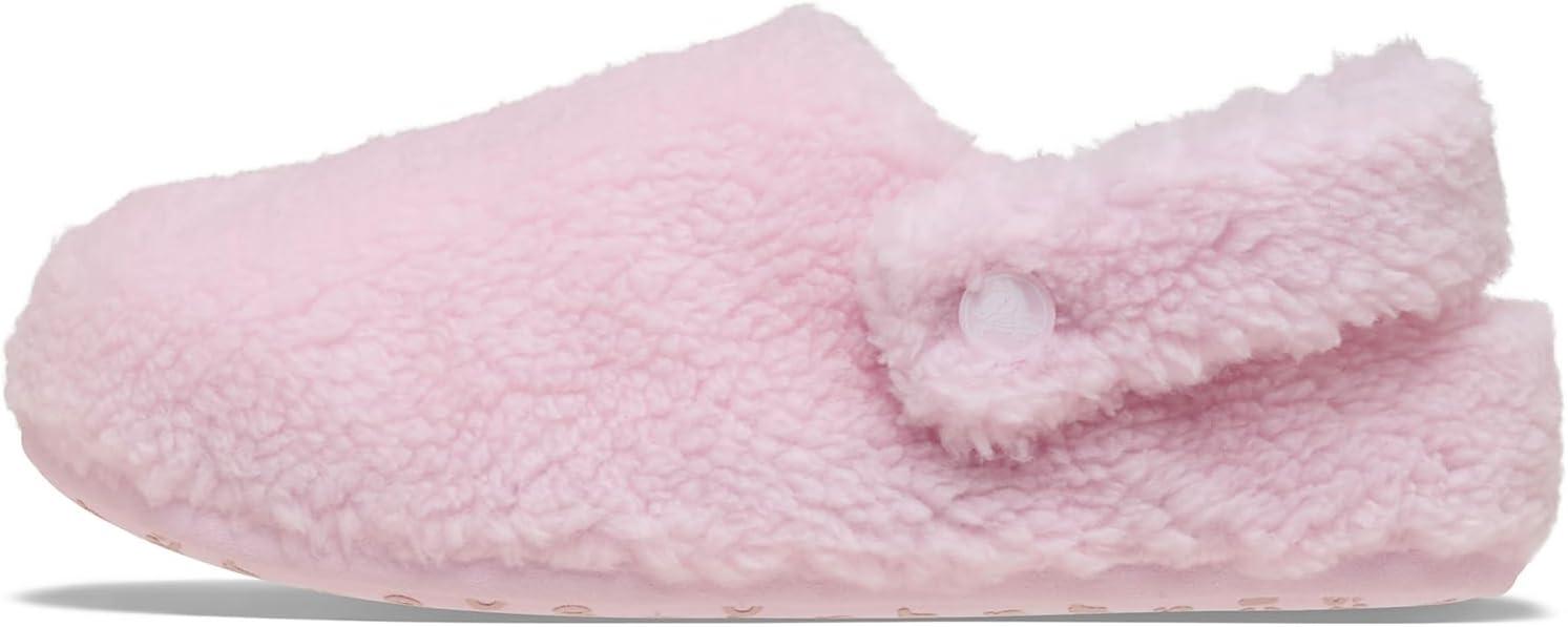 image:imageCrocs UnisexAdult Classic Cozzzy Slipper Fuzz Lined House Slippers for Women and MenPink Milk