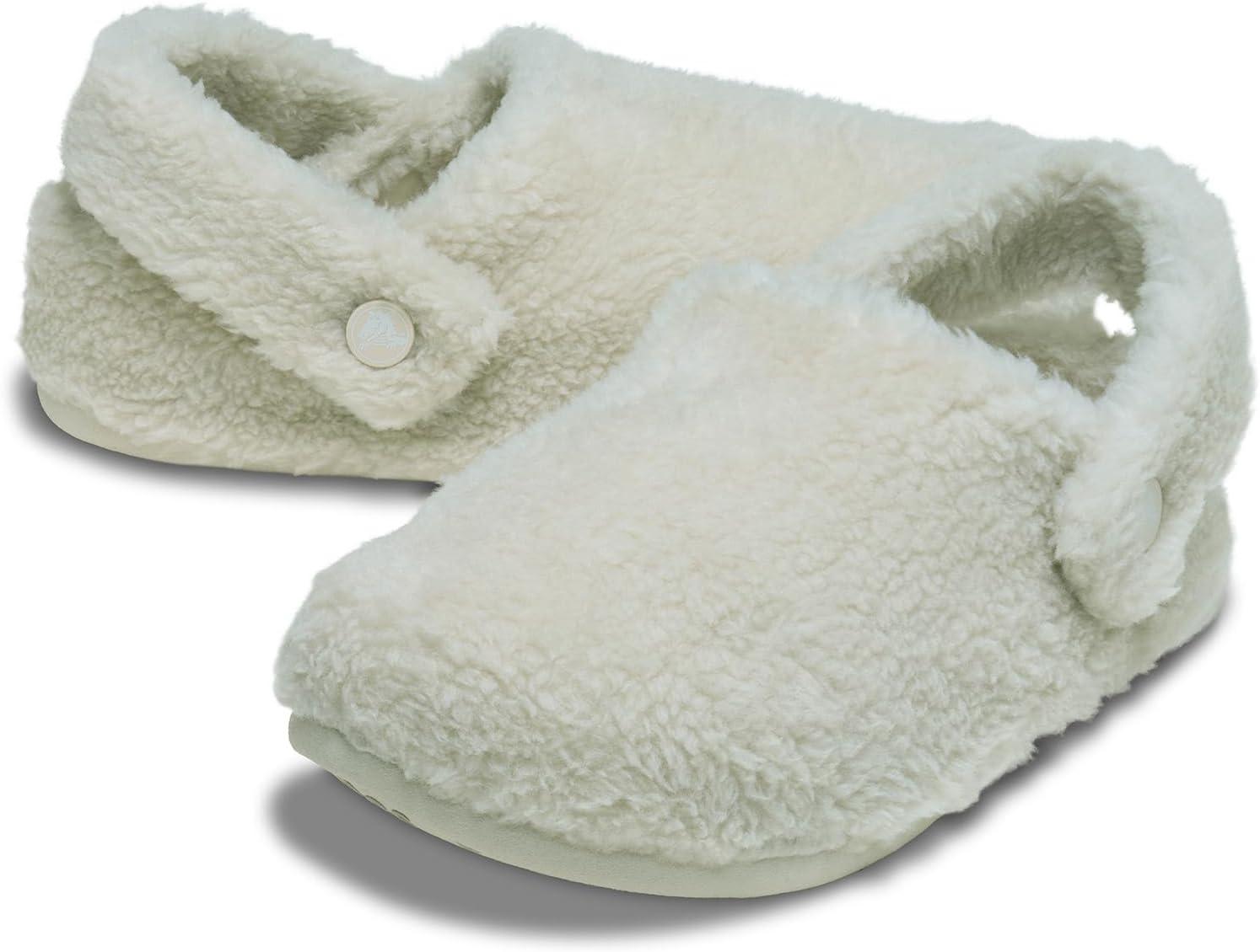 image:imageCrocs UnisexAdult Classic Cozzzy Slipper Fuzz Lined House Slippers for Women and MenStucco