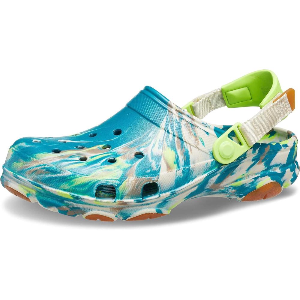 image:imageCrocs UnisexAdult All Terrain Clogs with Adjustable Heel StrapLimeadeMulti