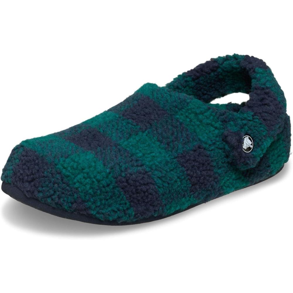 image:imageCrocs UnisexAdult Classic Cozzzy Slipper Fuzz Lined House Slippers for Women and MenHostaNavy
