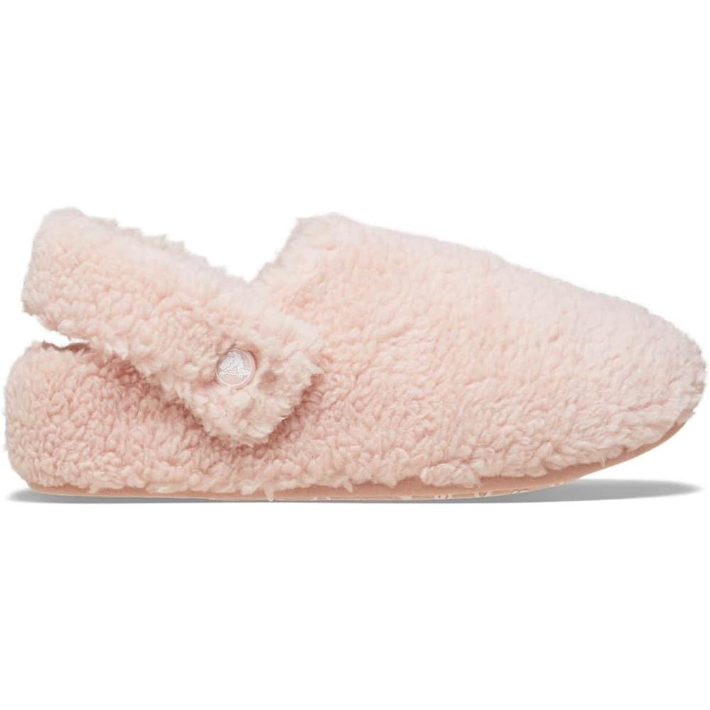 image:imageCrocs UnisexAdult Classic Cozzzy Slipper Fuzz Lined House Slippers for Women and MenPink Clay