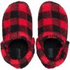 Crocs Unisex-Adult Classic Cozzzy Slipper, Fuzz Lined House Slippers for Women and Men(Buffalo Plaid/Varsity Red/Black)