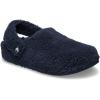 Crocs Unisex-Adult Classic Cozzzy Slipper, Fuzz Lined House Slippers for Women and Men(Navy)