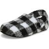 Crocs Unisex-Adult Classic Cozzzy Slipper, Fuzz Lined House Slippers for Women and Men(Buffalo Plaid/Varsity Black/White)