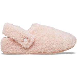 Crocs Unisex-Adult Classic Cozzzy Slipper, Fuzz Lined House Slippers for Women and Men(Pink Clay)