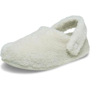 Crocs Unisex-Adult Classic Cozzzy Slipper, Fuzz Lined House Slippers for Women and Men(Stucco)