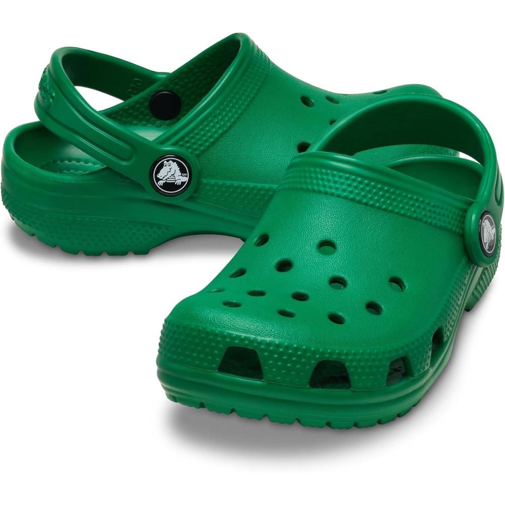 image:imageCrocs Kids Classic ClogsGreen Ivy