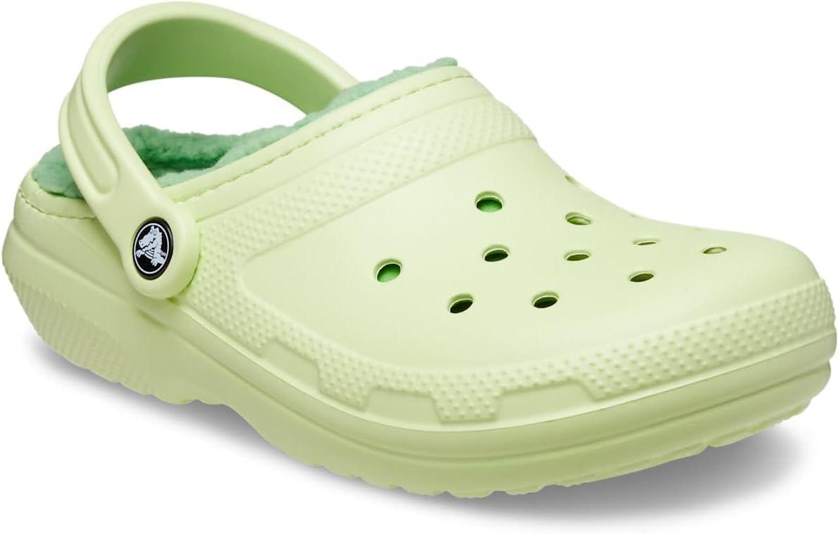imageCrocs Mixte Classic Lined Clog SabotsCelery